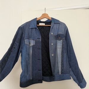 rag & bone Indigo Miramar Patchwork Denim Jacket